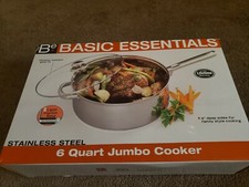 Basic Essentials Stainless Steel 6 Quart Jumbo Cooker