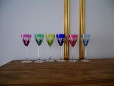 6 Large Rhine Wine Glasses