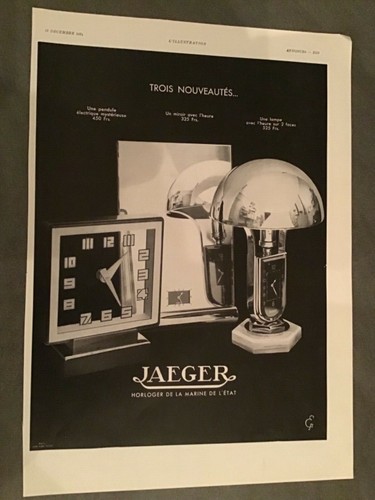 Publicite jaeger horloger - publicite,