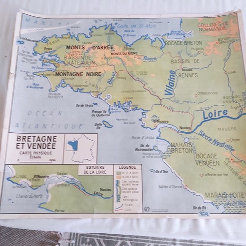 Affiche carte scolaire - , mdi