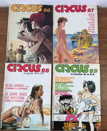 Revues circus glenat - 4x, nr