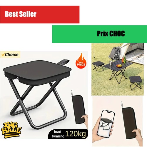 Tabouret pliant portable