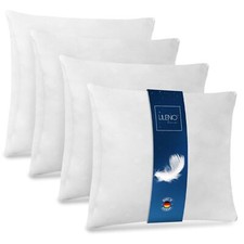 LILENO HOME 4er Set Oreiller de Plumes en Diverses Tailles - Fabriqué Allemagne