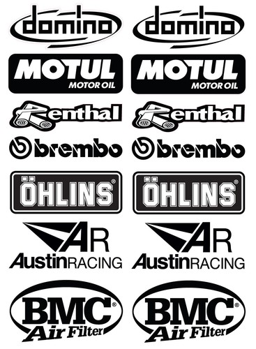 Sponsor decals stickers - sponsor,