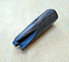 Ancien fendoir à osier, rotin outils de métier Vannier, art populaire brutaliste