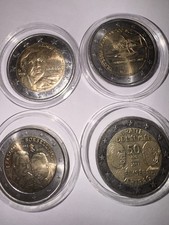 lot pièces 2 euros commémoratives