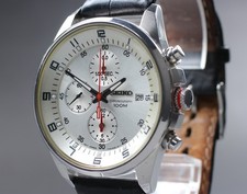 Montre pour homme neuve Batt [presque comme neuve] Seiko Chronograph 7T92-0MF...