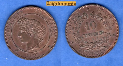 Centimes cérès 1897 a - 10,