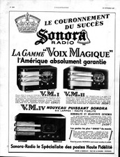 Publicité Sonora Radio