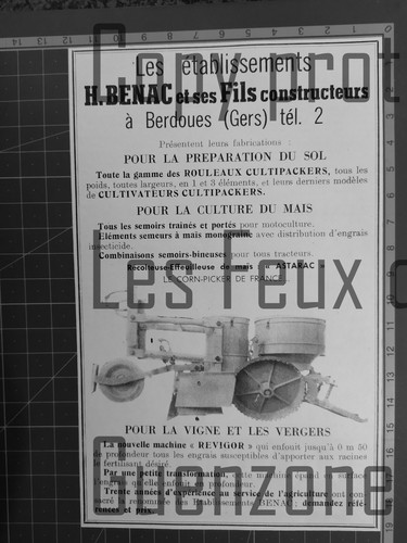 Benac fils berdoues gers - benac,