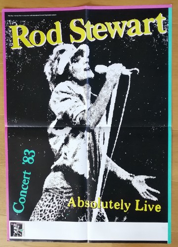 Rod stewart affiche concert - rod,