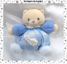 Doudou Peluche Boule Chat