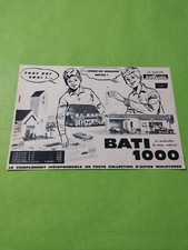 PUBLICITE BATI 1000 CONSTRUCTION AUTOS MINIATURES QUALITE SOLIDO - 1964 - ( B1 )