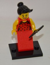 Figurine Minifigure LEGO personnage Danseuse Flamenco série 6 8827 - 06 2012
