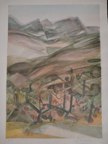 Belle lithographie camille - lithographie, de