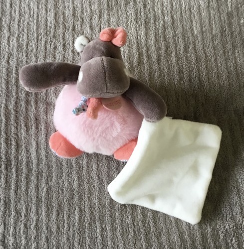 Doudou hippopotame rose - doudou,