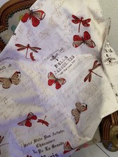 Métrage Toile Decor Papillons / Écritures Hôtels De Prestige