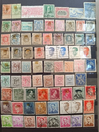 Lot timbres belgique - timbres,