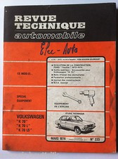 b)RTA du 3/1974; Volkswagen K
