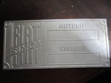 Simca 5 6 8 9 Aluminium