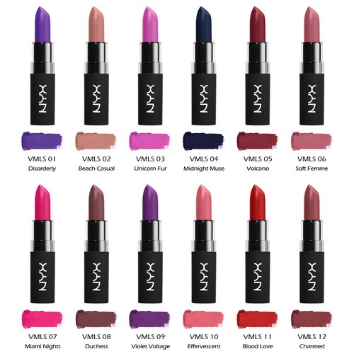 Nyx velvet matte lipstick - 1,