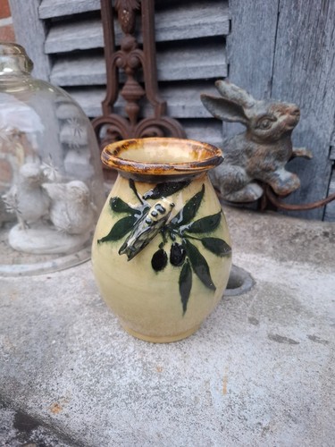 Vase cigale vallauris signé - cigale,