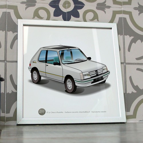 Poster peugeot 205 - peugeot, 3