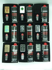 COFFRET CADEAU ZIPPO NEUF - BRIQUET + ESSENCE + PIERRES ( Modèle au choix )