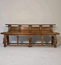 Rare Banc Chine XIXeme Temple Boudisme Orme