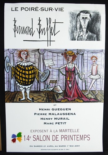 Affiche exposition bernard - affiche,