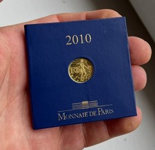 Pièce 100 euros 2010 Or 3,1 Gr Étui d'origine scellé (2)