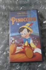 Pinocchio Disney animé Le Grand chef oeuvre Cassette Vhs