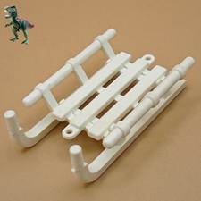 Playmobil traîneau blanc-série couleur-skieur-hiver neige-noël 3635