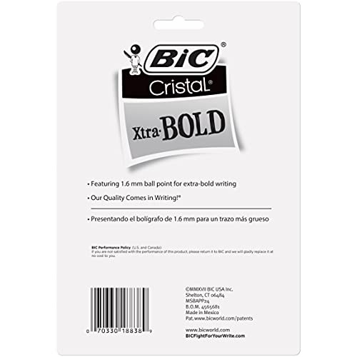 BIC CRISTAL XTRA BOLD STICK