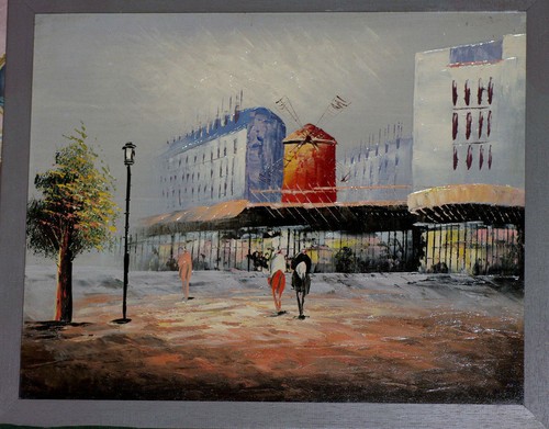 Tableau vue moulin rouge - vue,