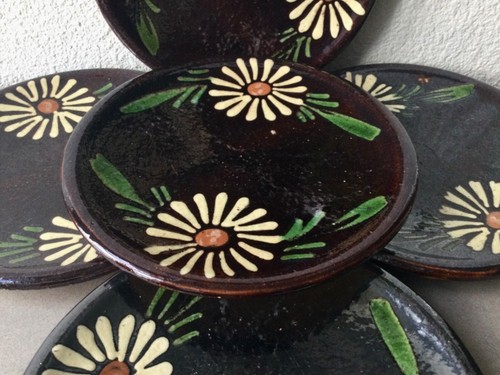 Assiettes terre cuite - 5,