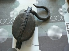 POULIE DE BATEAU OU DE FERME EN BOIS  / VOIR DETAIL
