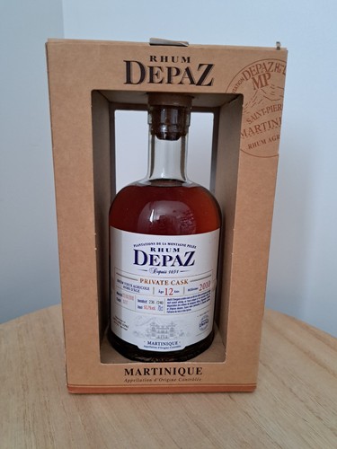 Rhum vieux depaz private - vieux, cask