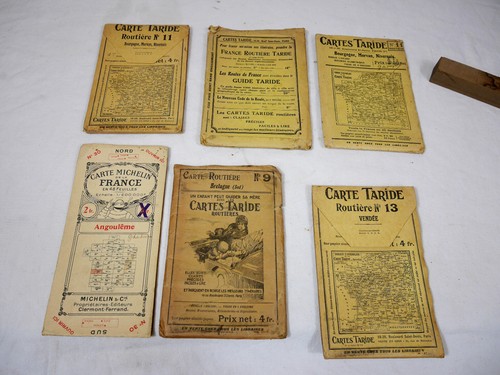 Lot carte routière ancienne - lot,
