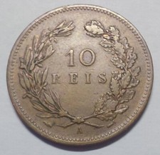 10 Reis Portugal 1892 A - Charles Ier
