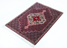 Tapis Oriental Senneh Kurde Fait Main 100 X 70 Cm Tapis Persan N° 33-YO