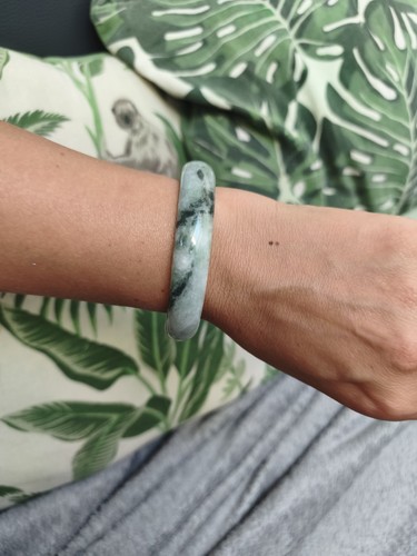 Bracelet jonc rigide pierre