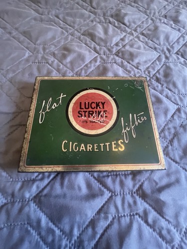 Vintage lucky strike flat - strike,