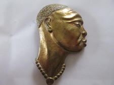 broche africaine ,bronze