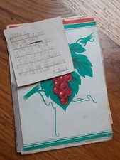 Liasse étiquettes spécimens