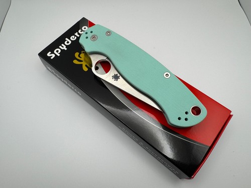 Spyderco paramilitary teal - spyderco, 2