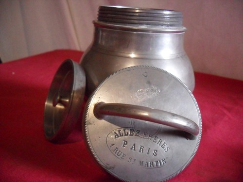 Pot bouillon etain - pot, 19eme