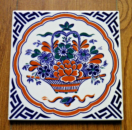 Ancien dessous plat gien - dessous,