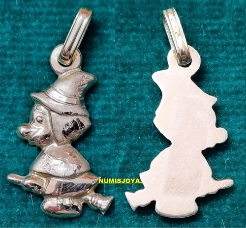Joli pendentif sorcière or - en,