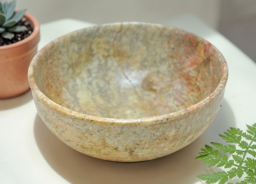 Bol curry rond marbre - curry,